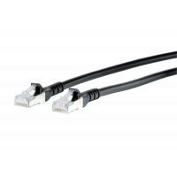 Metz - Patchcable CAT6A S/FTP RJ45 Black 2,0M