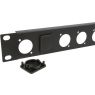 Penn Elcom | Filler plate for Neutrik D-connector