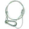 Safety 50cm, ø2mm, 6x7 strands, galvanized, 1x carabiner, no