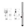 Used | Eurotruss | Round leg - 45-60cm - Telescopic