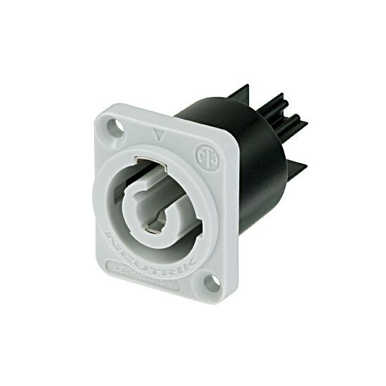 Neutrik | NAC3MPB-1 - PowerCON Chassis Connector Male Grey