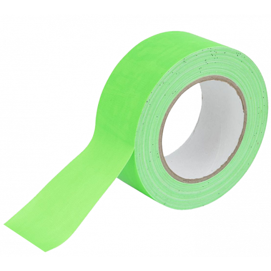 Gaffa tape 50mm / 25m, neon green
