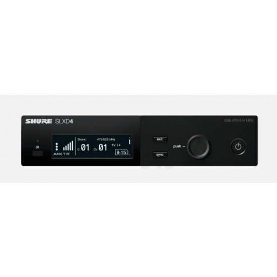 Shure | SLXD4E - H56 (518-562 MHz) - Receiver