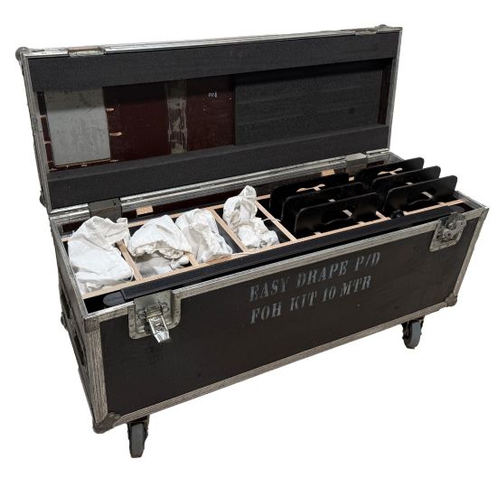 Used | Easy Drape | Pipe & Drape FOH SET, H=1,20 L=10